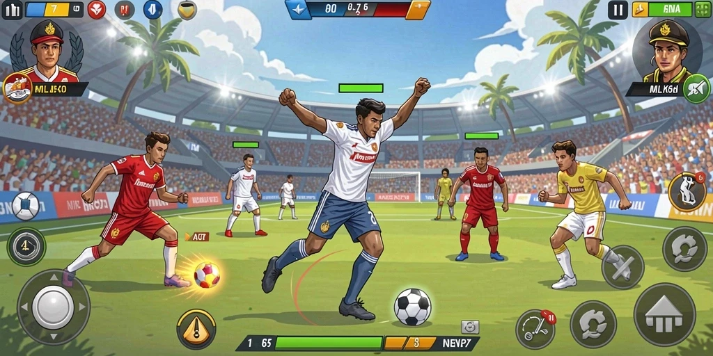 Suasana petualangan yang memukau dan memikat.