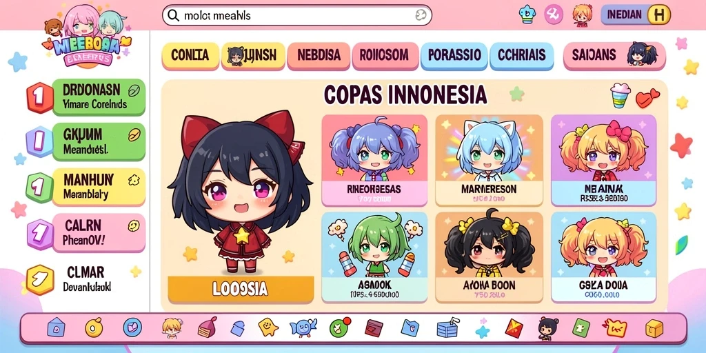 Tampilan level yang penuh warna dan detail menawan.