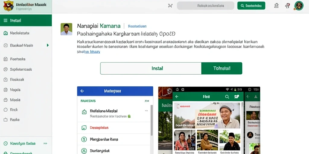 Komunitas sosial yang aktif dan interaktif.