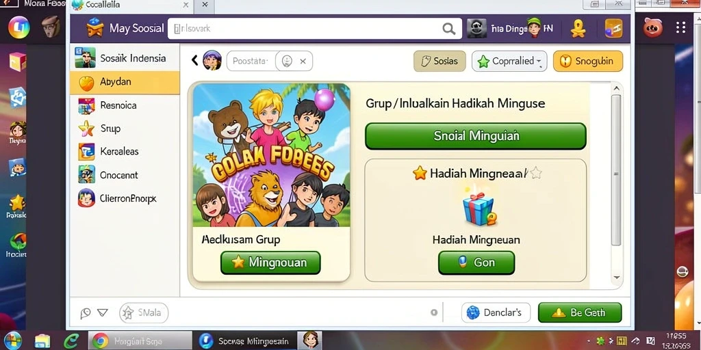 Karakter unik yang bisa dipilih dan dipersonalisasi.