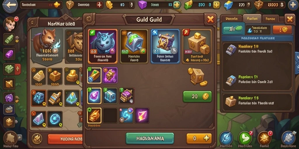Grafik menawan yang menonjolkan latar belakang permainan.