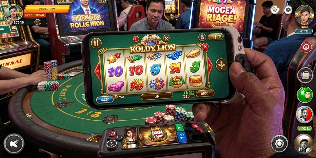 Screenshot dari level baru yang menantang.