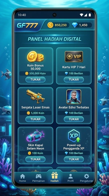 gf777 — layar beranda